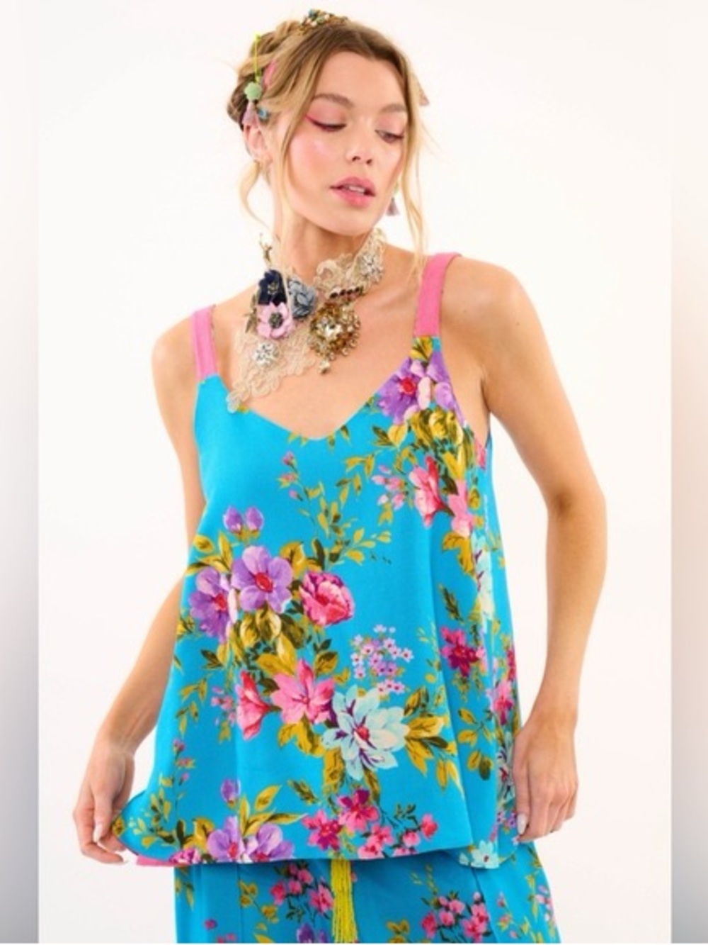 Aratta Garden of Eden Reversible Cami NWT size xl